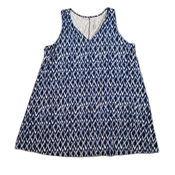 St. John's Bay Dresses & Skirts - St Johns Bay Ikat Dress Sleeveless Stretch Summer Plus Womens 3X